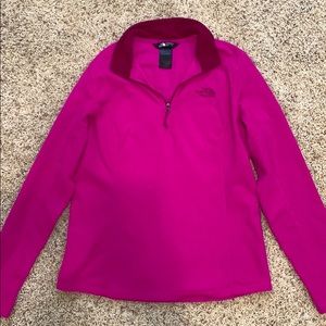 The North Face Women’s pink fleece pullover